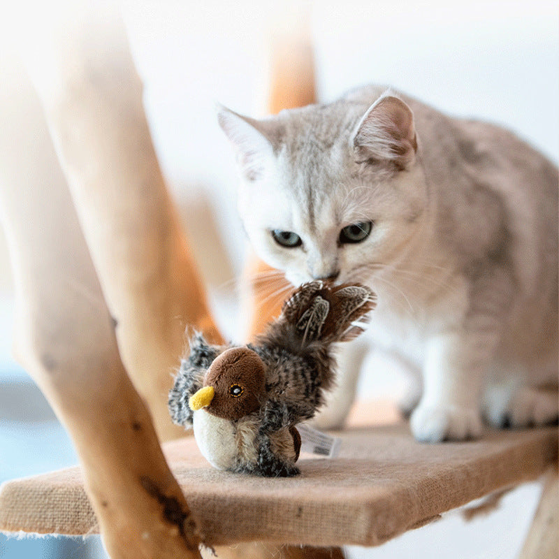 Guiwei GiGwi cat toy small mouse sound bird bee to amuse cats to relieve boredom pet supplies Xuanlu prey