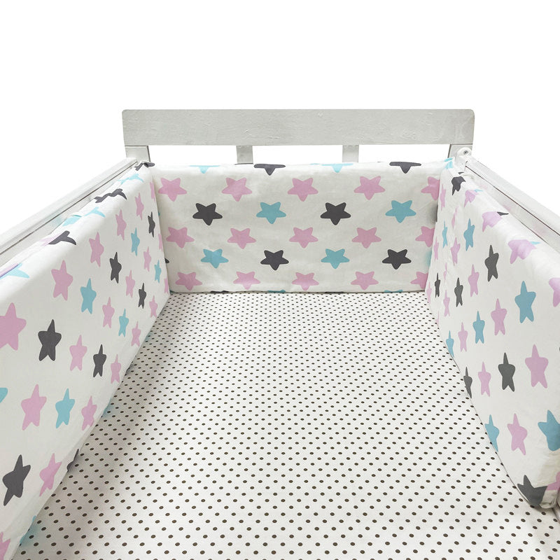 Baby Four Seasons Bed Fence Baby Children Anti-fall Cotton Bed Wai Cotton Children's Bed Fence