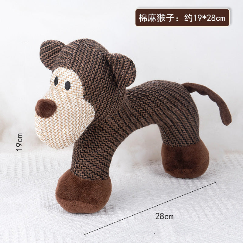 Dog toy can not resist biting pet molars plush Teddy puppy puppies small dogs Bichon Frize relieve boredom artifact