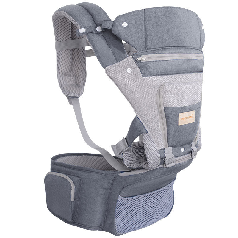 Tiancai Yiding Manufacturer Waist Stool Double Shoulder Baby Carrier Foldable in Multiple Ways Front Hold Back Back Waist Stool Carrier