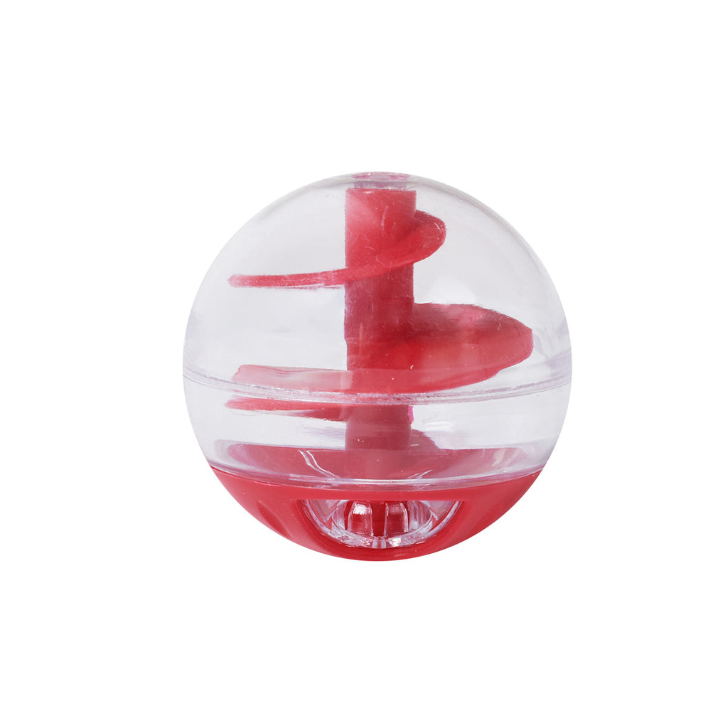 Cat food leak ball cat educational small toy spiral food leak ball pet bite resistance training fun cat food leak device