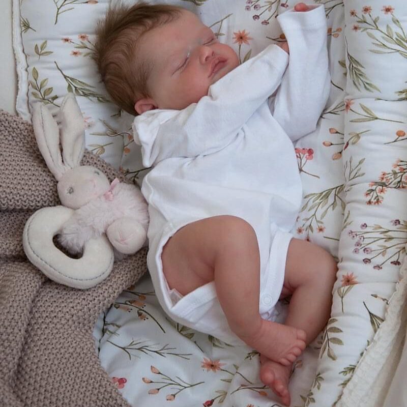 Simulation cross-border reborn doll 50cm vinyl doll doll toy reborn baby foreign trade toys