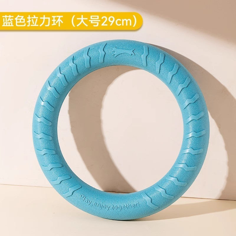 Dog plush sound frisbee toy interactive self-entertainment boredom grinding teeth resistant pet training Corgi Teddy