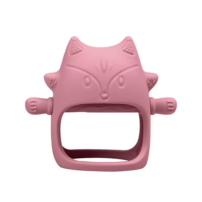 Baby-specific hand protection, baby anti-sucking finger protection, food-grade teether to satisfy the chewing feeling of the baby during teething period