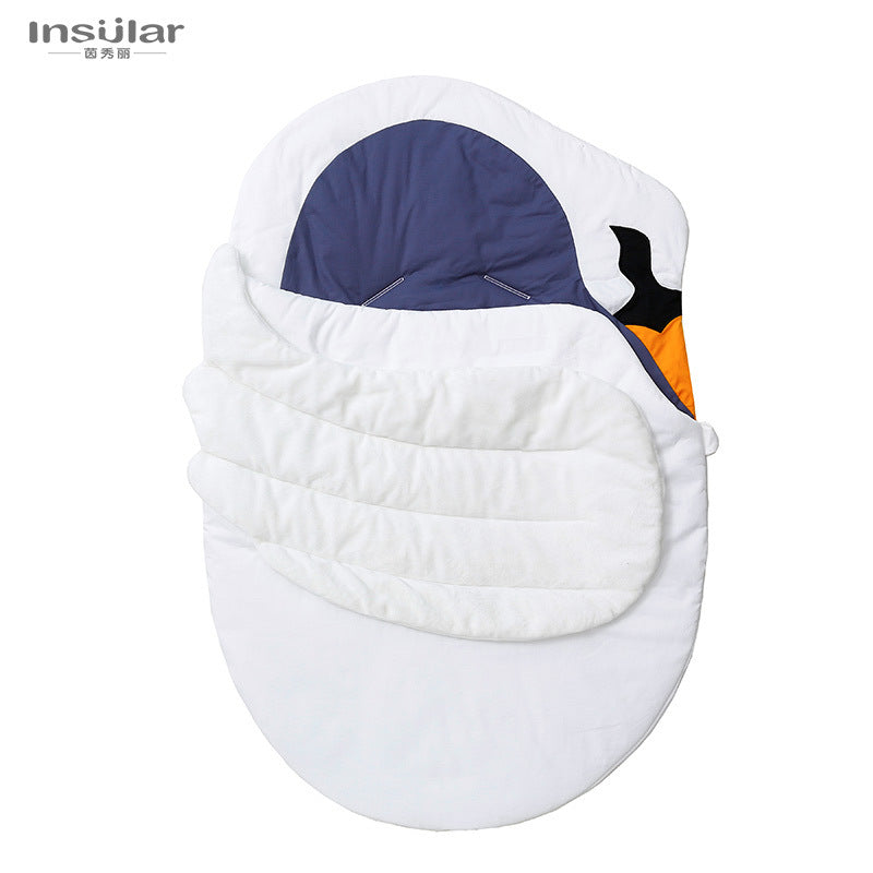 Baby blanket spring and autumn cotton cartoon baby warm sleeping bag baby sleeping bag air conditioning blanket 0-18 months sleeping bag wholesale