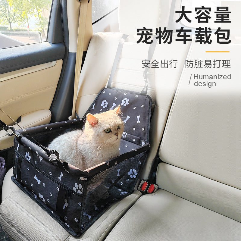 Amazon pet car bag out of the car safety seat pet car mat cat dog anti-dirty car pet bag