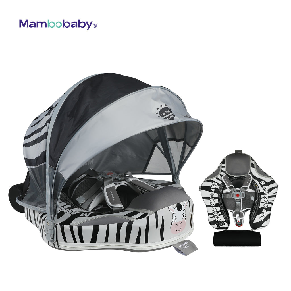 Manbao baby swimming ring 3-24 months newborn non-inflatable baby lying ring infant armpit home bathing sitting ring