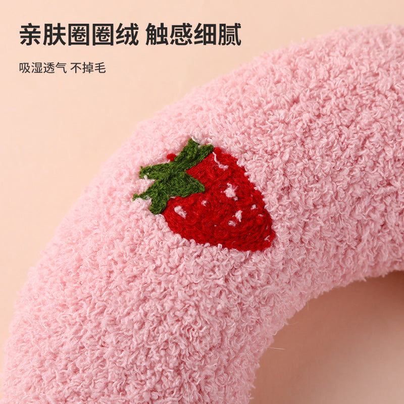 Cat Toy Pillow U-shaped Dog Cervical Deep Sleep Pet Pillow Puppy Cat Pillow Pet Supplies