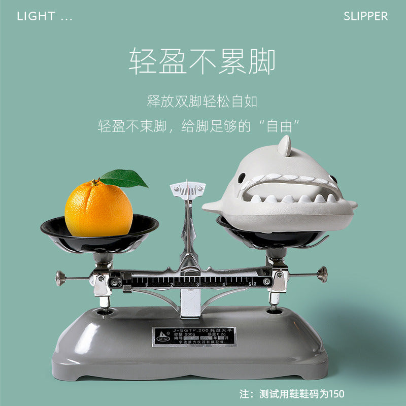 eva three-dimensional shark sandals children's slippers summer home household children parent-child non-slip soft bottom baby sandals and slippers