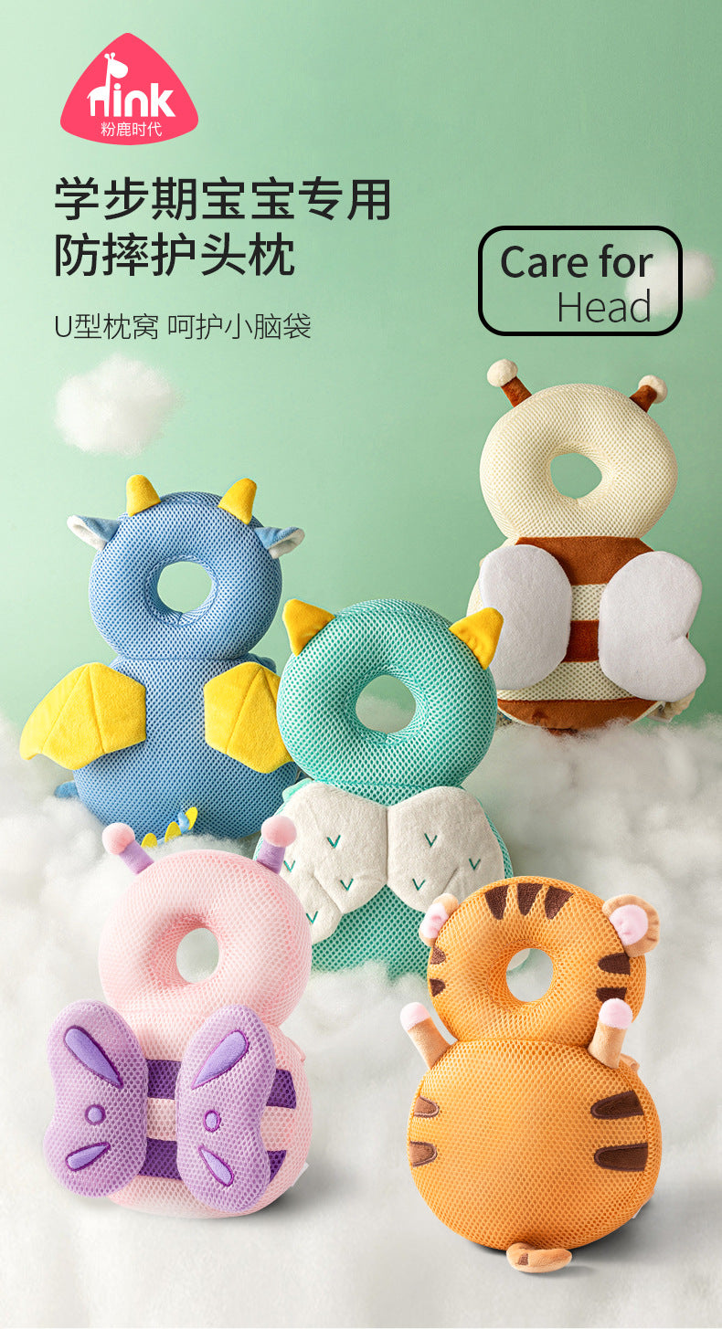 New spot children's anti-fall pillow baby toddler head pillow baby breathable pillow learn to walk head protection pad