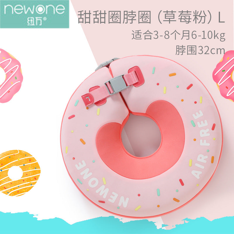 Swimming ring neck ring children's armpit ring children's free inflatable lying ring Manbao shade cartoon arm ring seat ring baby