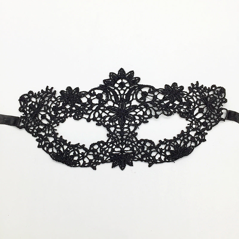 Cross-border exclusive masquerade party lace mask Christmas Halloween fun unshaped eye mask supplies
