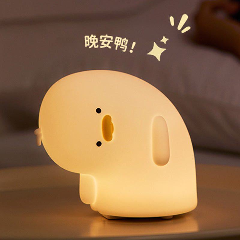 Cross-border cloud silicone night light pat light charging desk lamp baby special night light net celebrity bedside lamp ornaments