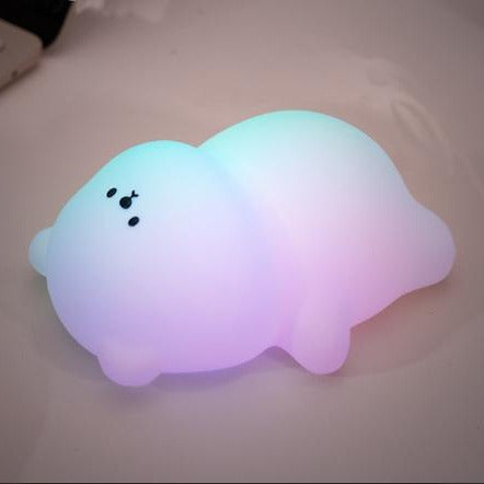 Pat lamp RGB colorful lamp baby feeding night eye protection soft light creative bedside lamp magic atmosphere lamp