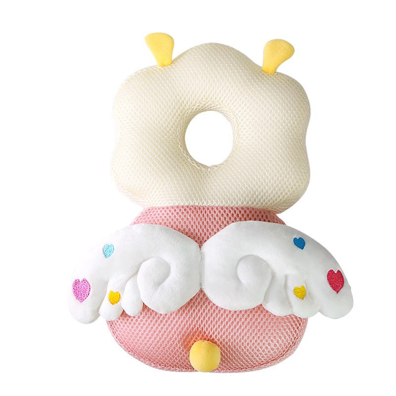Baby anti-fall pillow baby head protection anti-fall hat cartoon children's toddler pillow anti-collision artifact breathable protective pad