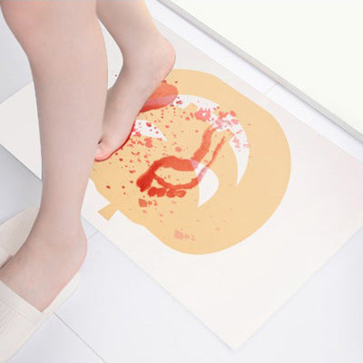 Halloween foot mats bloody bathroom color changing floor mats turn red when exposed to water bathroom mats change color when exposed to water carpet bath mats