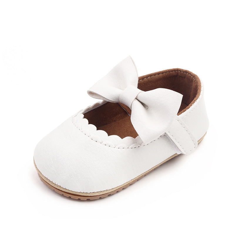 0-1 year old baby shoes PU leather princess shoes soft bottom baby shoes spring wholesale 2766