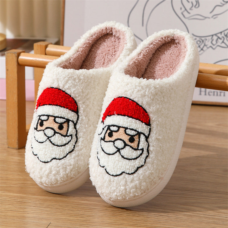 Halloween cross-border mushroom hot sale winter peach heart cotton slippers women wholesale indoor home rainbow plush warm slippers
