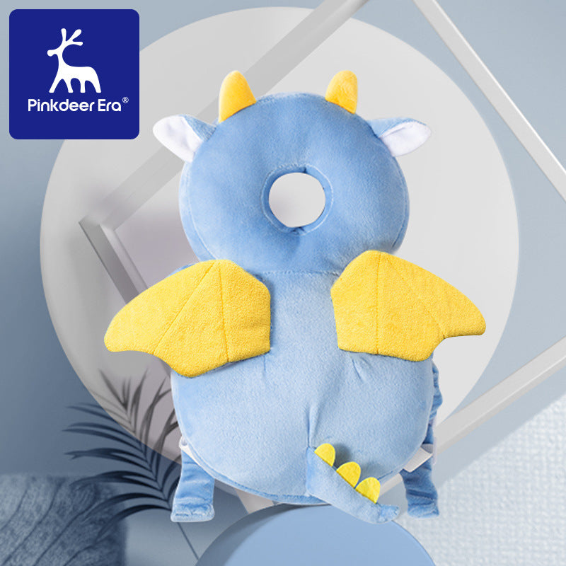 Amazon hot-selling anti-fall pillow baby head pillow butterfly summer animal breathable toddler walking baby head protection