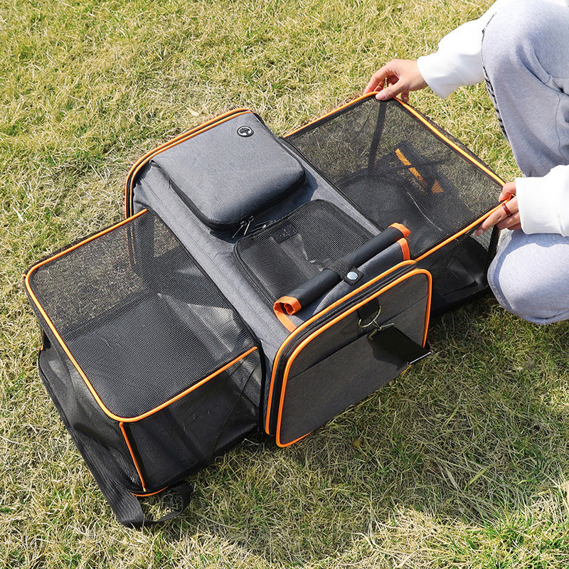 Cat bag foldable small dog bag car cat travel bag expansion pet bag portable travel bag portable cat bag
