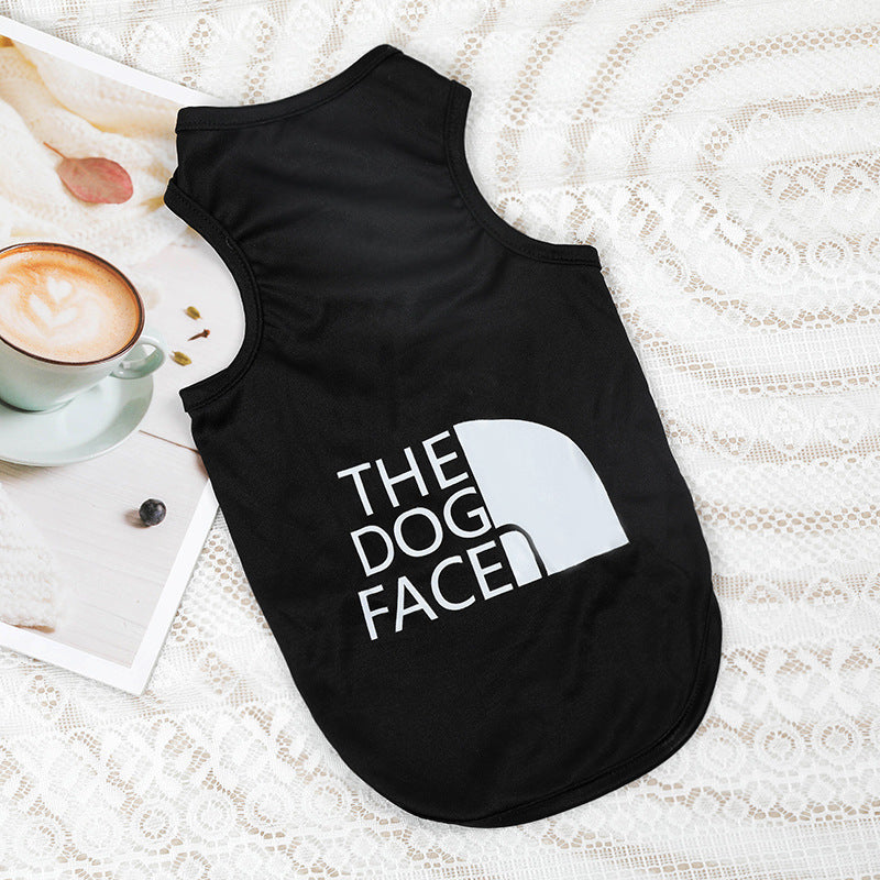 Factory direct sales pet clothes summer Pomeranian Bichon Teddy all-polyester thin vest breathable cool dog clothing