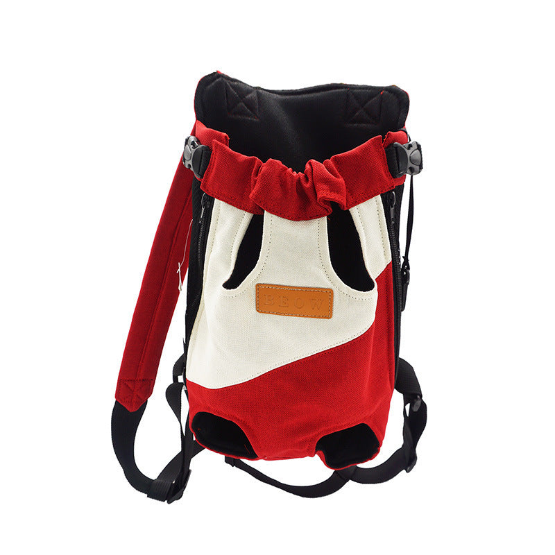 Dogs go out shoulders portable pet backpack dog bag back dog artifact cat small and medium-sized dogs carry a generation of hair
