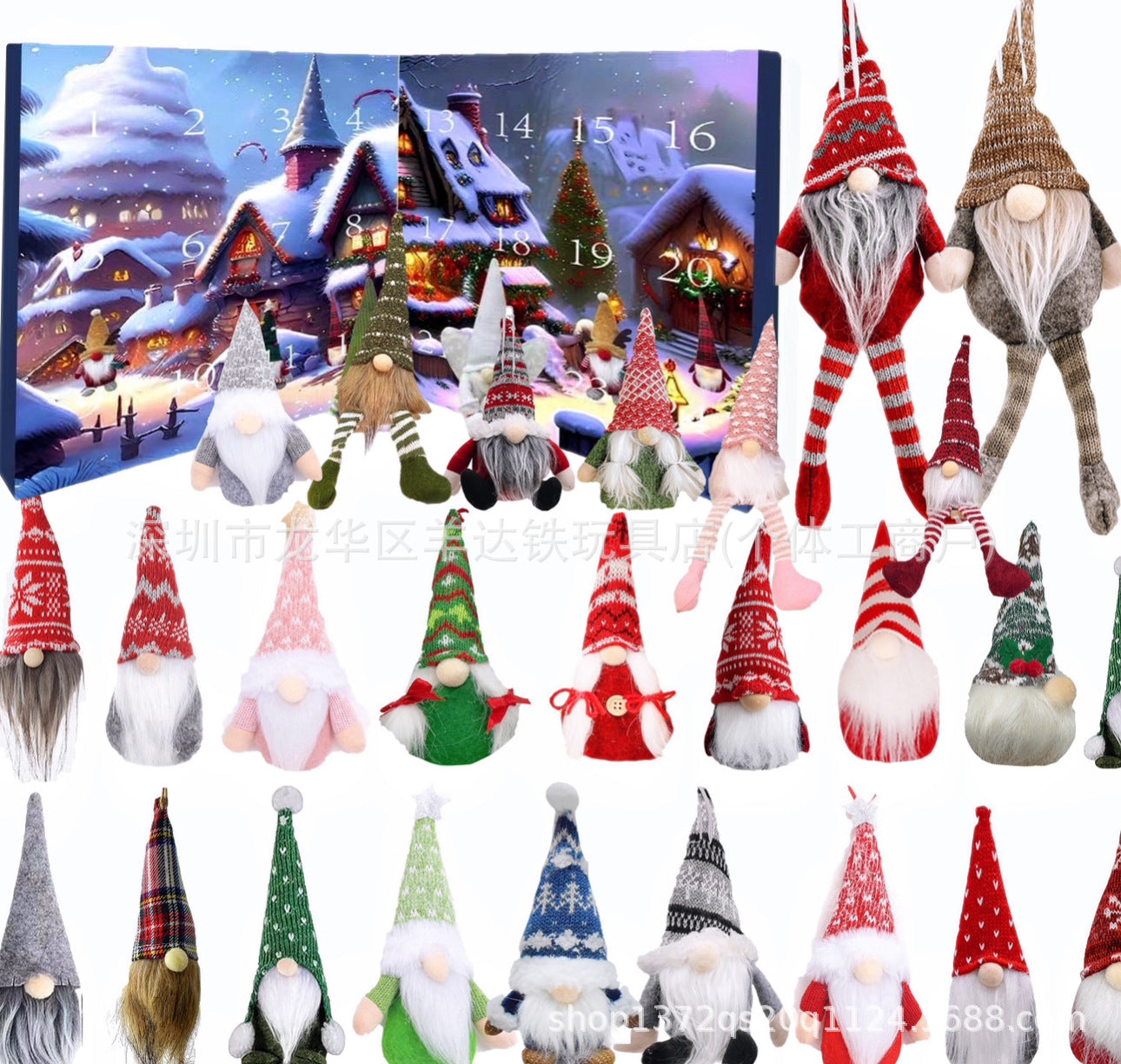 Halloween Gnome Advent Calendar Halloween Gnome Countdown Advent Calendar Box