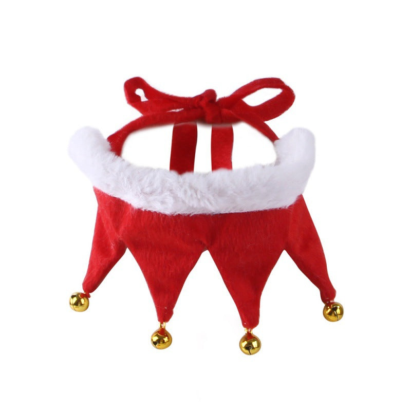 Amazon Pet Christmas Cape Hat Holiday Suit Dog Transformation Costume Christmas Dress Up Pet Clothes