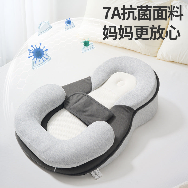 Anti-spitting milk pillow for newborns, baby feeding artifact, nursing pillow, lying feeding, anti-spitting milk slope cushion