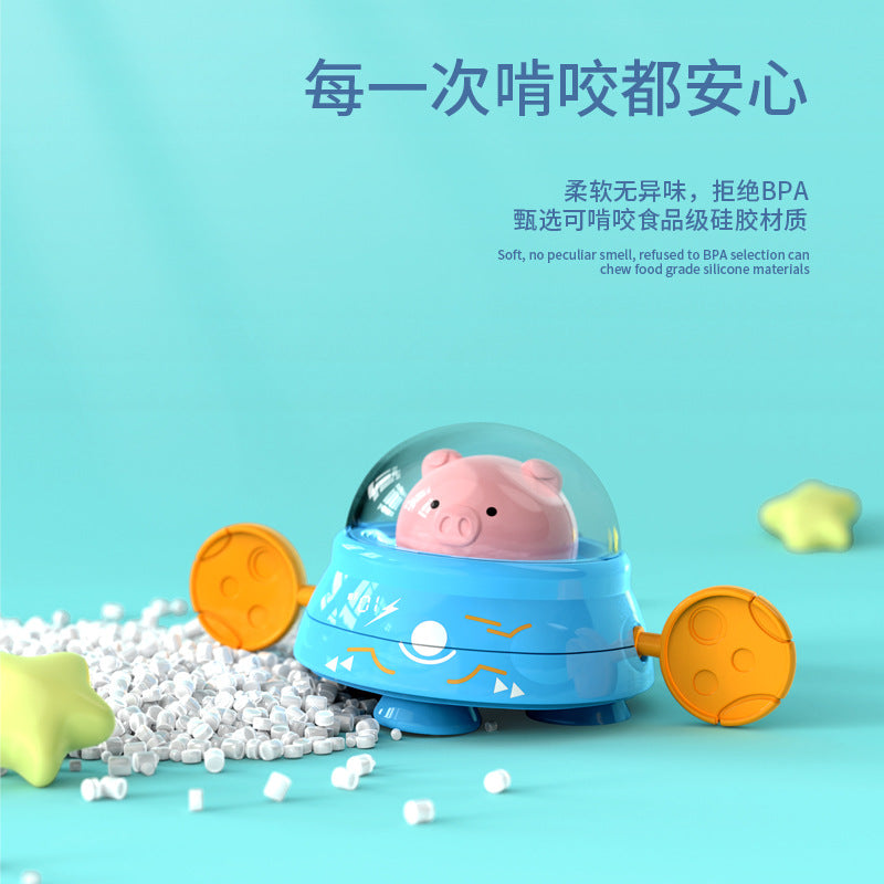 Douyin same baby water bath toys playing water turtle dolphin swimming little yellow duck summer bathroom children