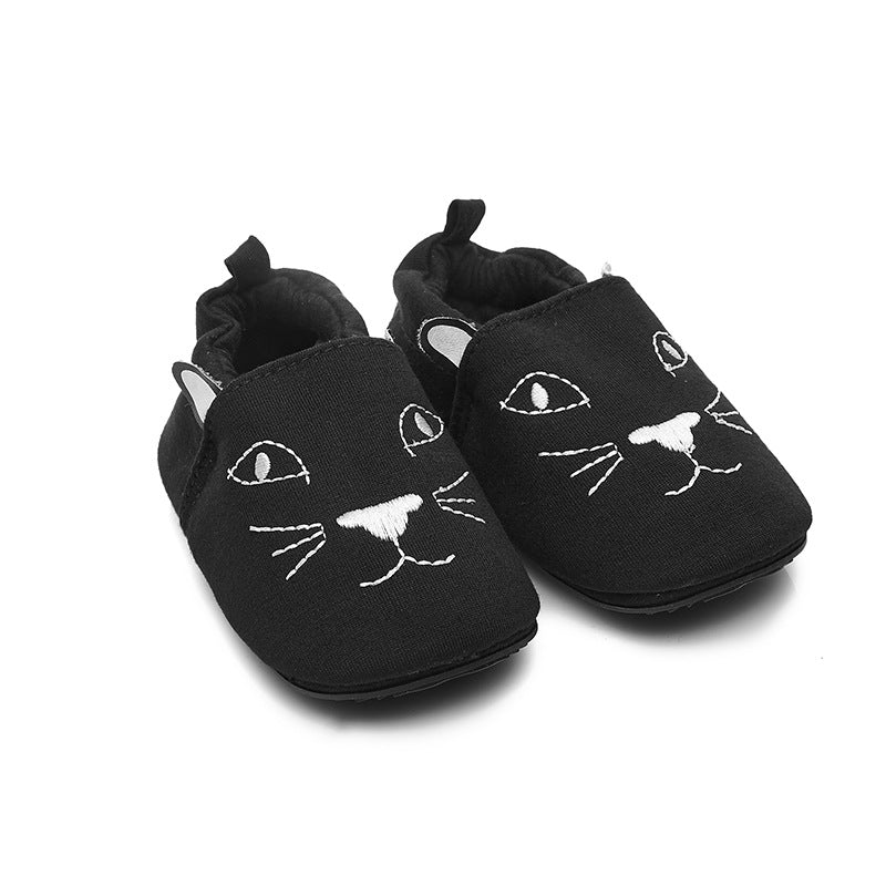 Factory direct sales baby soft sole toddler shoes 0-1-2 years old boys and girls baby shoes fashionable home non-slip baby shoes