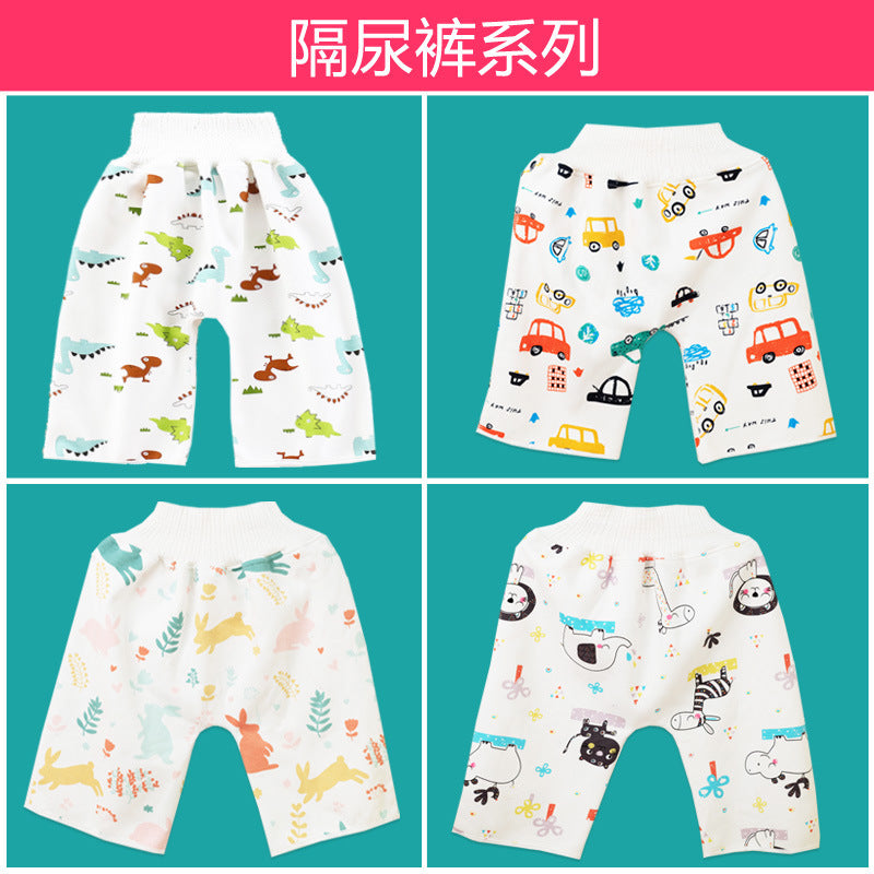 Baby diaper skirt baby waterproof washable male and female newborn waterproof bedwetting diaper pad children's training pants