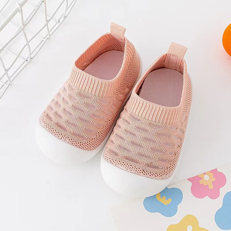 Spring and summer new breathable baby toddler shoes indoor non-slip baby front step shoes soft sole boys and girls children shoes wholesale