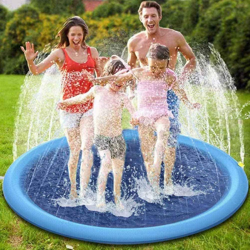 Spot PVC pet water spray pad pet swimming pool folding pool water spray toy dog outdoor pet pad