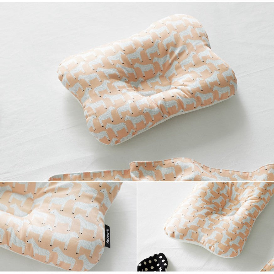 Cross-border supply baby pillow anti-bias headrest 0-1 years old maternal and child products baby shaping pillow A03 shaping 3D pillow