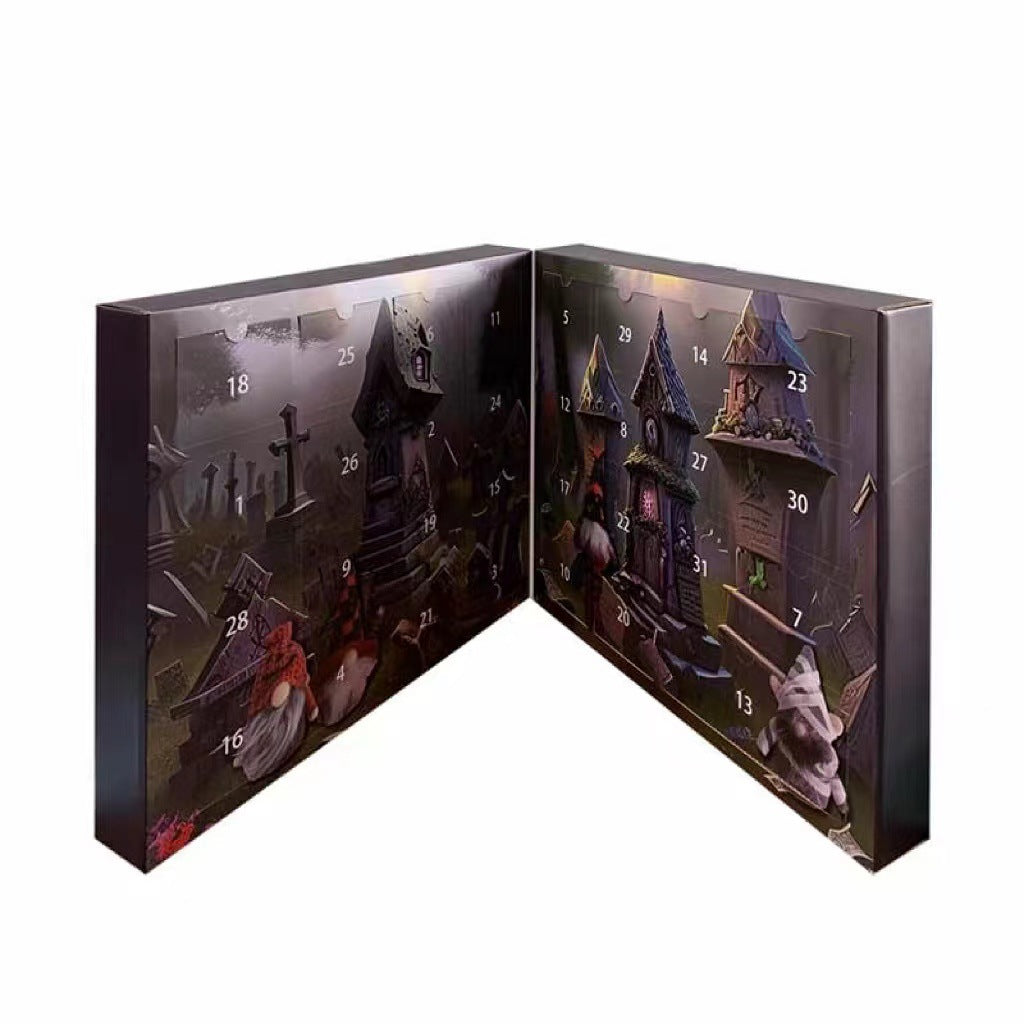 Halloween Gnome Advent Calendar Halloween Gnome Countdown Advent Calendar Box