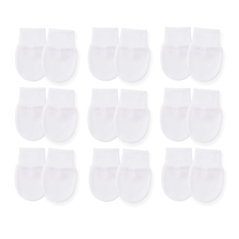 2023 Spring, Summer and Autumn Thin Newborn Anti-scratch Gloves Baby Anti-scratch Face Comfortable Breathable Newborn Baby Protective Gloves