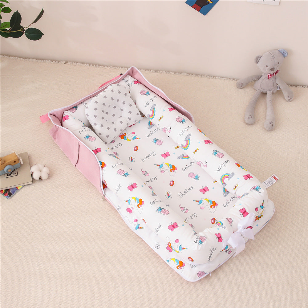 Hemei baby bed portable mommy hold baby nest isolation shoulder bag bed medium bed travel baby bed