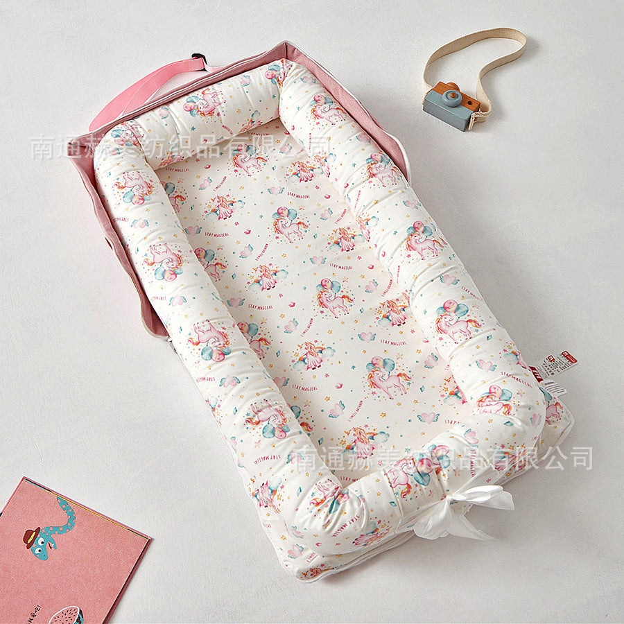 Hemei baby bed portable mommy hold baby nest isolation shoulder bag bed medium bed travel baby bed