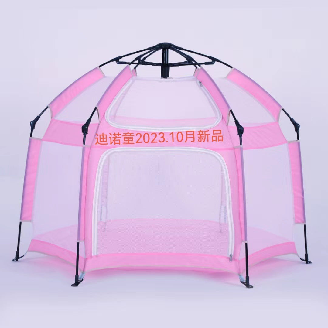 Quick-open baby crawling toddler protection fence children's home tent anti-bite portable outdoor playhouse