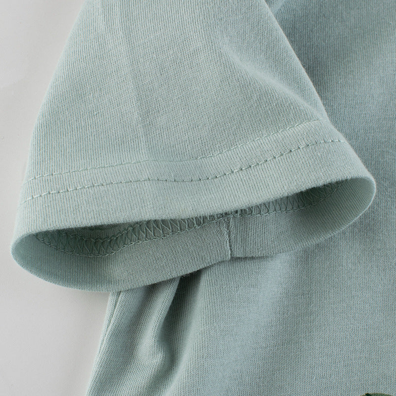 27kids Korean style children's clothing 2023 summer new wholesale children's short-sleeved t-shirt male baby clothes one piece consignment sale