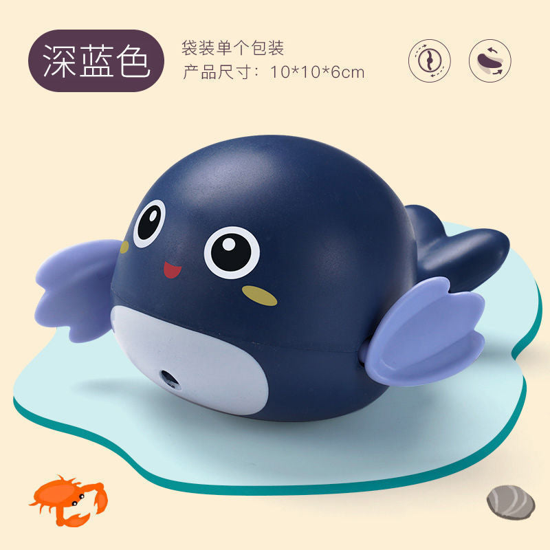 Little Yellow Duck Little Dolphin Playing Water Baby Bath Toys Bathroom Baby Children Bathing Swimming Tiktok Toys