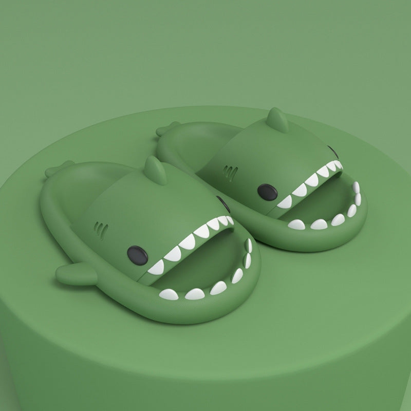 Shark Generation Children's Slippers Summer Boys Cartoon Children Indoor Non-slip Bathing Female Baby Parent-child Sandals