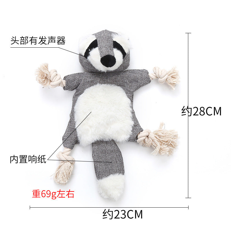 Dog toy collection bite-resistant teething sound pet toys interactive small and medium-sized Teddy Golden Retriever self-entertainment pet supplies