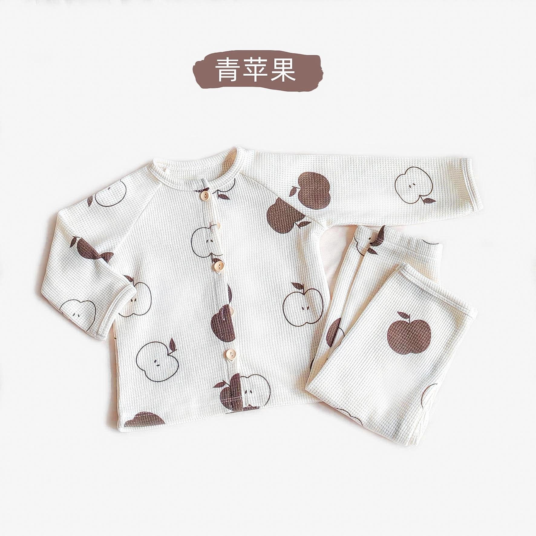 Children's pajamas home clothes suits children's clothing type a cotton girls baby baby clothes boys baby boy long autumn