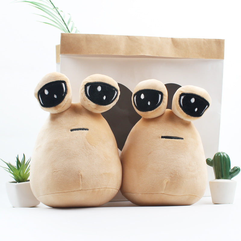 Cross-border new product My Pet Alien Plush Toy Doll Peripheral Doll Pou Plush Doll can be shipped on behalf of others