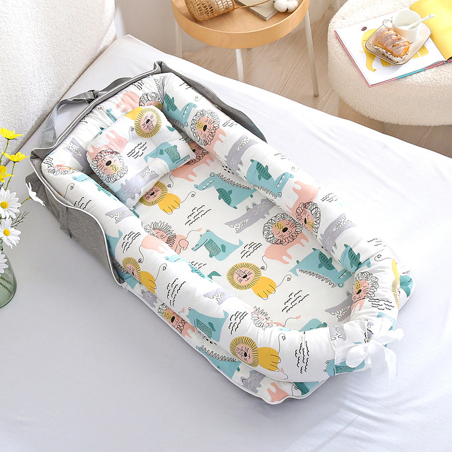 Hemei baby bed portable mommy hold baby nest isolation shoulder bag bed medium bed travel baby bed
