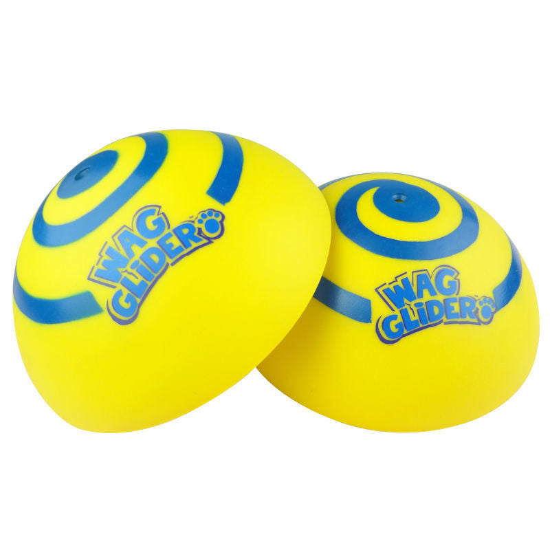 Cross-border dog toy teething resistant bite sound sliding disc pet cute pet anti-demolition home self-entertainment toy frisbee