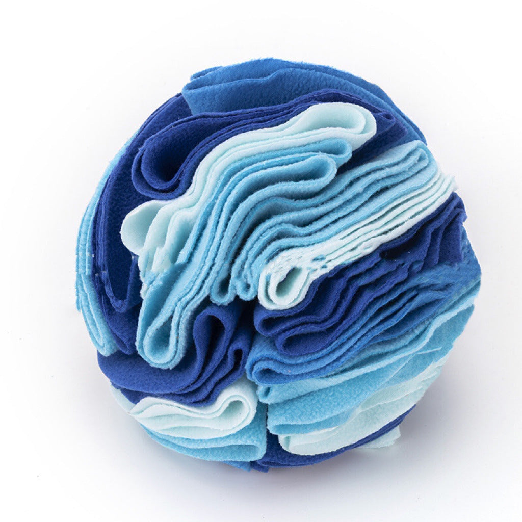 Cross-border hot selling pet sniffing pad dog sniffing ball pet sniffing snack ball pet toy rainbow ball