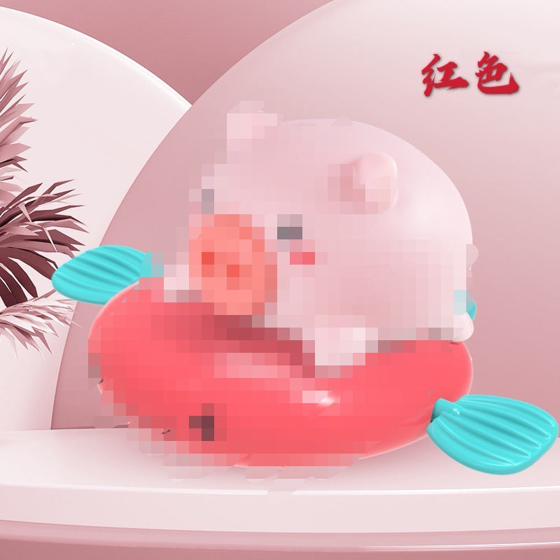 Little Yellow Duck Little Dolphin Playing Water Baby Bath Toys Bathroom Baby Children Bathing Swimming Tiktok Toys